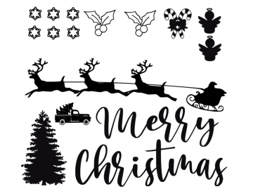 Raamsticker kerst website