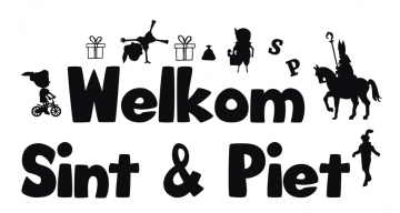 Raamsticker sinterklaas