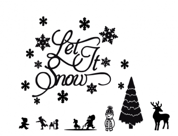 Raamsticker winter website